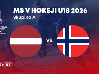 Lotyšsko - Nórsko: ONLINE prenos zo skupiny A na MS v hokeji do 18 rokov 2026 (MS U18).