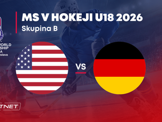 USA - Nemecko: ONLINE prenos zo skupiny B na MS v hokeji do 18 rokov 2026 (MS U18).