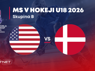 USA - Dánsko: ONLINE prenos zo skupiny B na MS v hokeji do 18 rokov 2026 (MS U18).