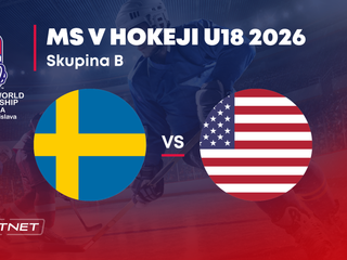 Švédsko - USA: ONLINE prenos zo skupiny B na MS v hokeji do 18 rokov 2026 (MS U18).