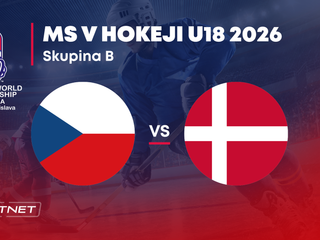 Česko - Dánsko: ONLINE prenos zo skupiny B na MS v hokeji do 18 rokov 2026 (MS U18).