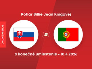 Slovensko - Portugalsko: LIVE STREAM zo zápasu Pohára Billie Jean Kingovej.
