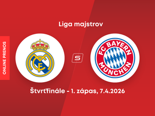 Real Madrid - Bayern Mníchov: ONLINE prenos zo zápasu štvrťfinále Ligy majstrov.