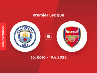 Manchester City - Arsenal FC: ONLINE prenos zo 33. kola Premier League.