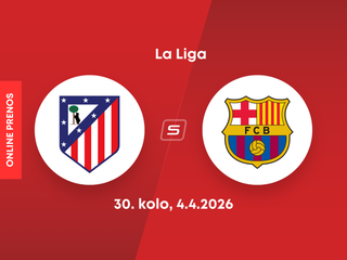 Atlético Madrid - FC Barcelona: ONLINE prenos z 30. kola La Ligy.