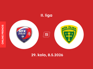 MFK Zvolen - MŠK Žilina B: ONLINE prenos zo zápasu 29. kola II. ligy.