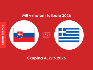 Slovensko vs. Grécko: ONLINE prenos z ME v malom futbale 2026.