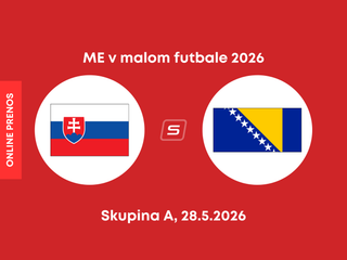 Slovensko vs. Bosna a Hercegovina: ONLINE prenos z ME v malom futbale 2026.