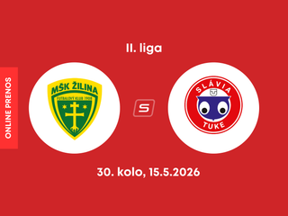 MŠK Žilina B - Slávia TU Košice: ONLINE prenos zo zápasu 30. kola II. ligy.