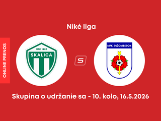 MFK Skalica - MFK Ružomberok: ONLINE prenos zo zápasu 10. kola skupiny o udržanie sa v Niké lige.