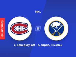 Montreal Canadiens - Buffalo Sabres: ONLINE prenos z tretieho zápasu 2. kola play-off NHL.