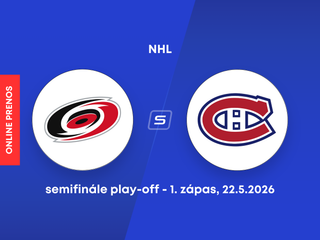 Carolina Hurricanes - Montreal Canadiens: ONLINE prenos zo semifinále play-off NHL.
