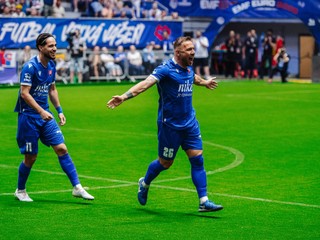 Fotka zo zápasu Slovensko - Grécko na ME v malom futbale 2026 v Bratislave.