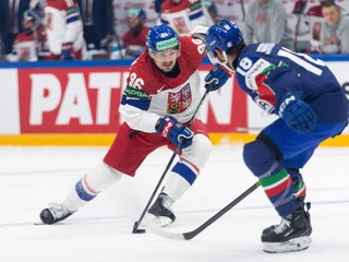 WA 17 Fribourg - David Tomášek (vľavo) z Česka a Nicholas Saracino z Talianska bojujú o puk počas zápasu základnej B-skupiny Česko - Taliansko na 89. majstrovstvách sveta v ľadovom hokeji vo švajčiarskom Fribourgu v stredu 20. mája 2026. FOTO TASR/AP

Czechia's David Tomasek, left, vies for the puck against Italy's Nicholas Saracino during the 2026 IIHF Men's Ice Hockey World Championship preliminary round group B game between Czech Republic and Italy, at the BCF Arena ice hockey stadium, in Fribourg, Switzerland, Wednesday, May 20, 2026. (Cyril Zingaro/Keystone via AP)

- Švajčiarsko
- šport
- hokej
- majstrovstvá
- sveta
- MS
- 2026
- základná
- B
- skupina
- Taliansko
- Česko