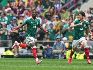 Mexico's Julian Quinones (16) celebrates with Israel Reyes after scoring their opening goal against South Africa during the World Cup Group A soccer match between Mexico and South Africa in Mexico City, Thursday, June 11, 2026. (AP Photo/Eduardo Verdugo)

- Canada26
- Canada2026
- FIFA
- Mexico26
- Mexico2026
- soccer
- USA26
- USA2026
- worldcup
- worldcup26
- WorldCup2026
- futbol
- Canada26
- Canada2026
- FIFA
- Mexico26
- Mexico2026
- soccer
- USA26
- USA2026
- worldcup
- worldcup26
- WorldCup2026
- futbol
- Canada26
- Canada2026
- FIFA
- Mexico26
- Mexico2026
- soccer
- USA26
- USA2026
- worldcup
- worldcup26
- WorldCup2026
- futbol