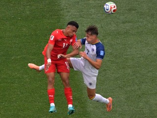 Switzerland's Dan Ndoye (11) and Bosnia's Amar Dedic (7) fight for the ball during the World Cup Group B soccer match between Switzerland and Bosnia in Inglewood, Calif., near Los Angeles, Thursday, June 18, 2026. (AP Photo/Jayne Kamin-Oncea)

- Canada26
- Canada2026
- FIFA
- Mexico26
- Mexico2026
- soccer
- USA26
- USA2026
- worldcup
- worldcup26
- WorldCup2026
- futbol
- Canada26
- Canada2026
- FIFA
- Mexico26
- Mexico2026
- soccer
- USA26
- USA2026
- worldcup
- worldcup26
- WorldCup2026
- futbol