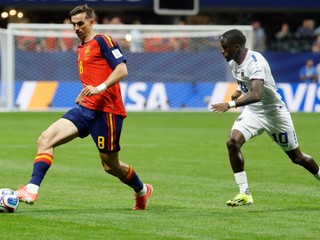 Spain's Fabian Ruiz passes the ball in front of Cabo Verde's Jamiro Monteiro during the World Cup Group H soccer match between Spain and Cape Verde in Atlanta, Monday, June 15, 2026. (AP Photo/Erik S. Lesser)
- Canada26
- Canada2026
- FIFA
- Mexico26
- Mexico2026
- soccer
- USA26
- USA2026
- worldcup
- worldcup26
- WorldCup2026
- futbol
- Canada26
- Canada2026
- FIFA
- Mexico26
- Mexico2026
- soccer
- USA26
- USA2026
- worldcup
- worldcup26
- WorldCup2026
- futbol
