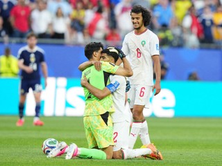 Morocco players celebrate at the end of the World Cup Group C soccer match between Scotland and Morocco in Foxborough, Mass., near Boston, Friday, June 19, 2026. (AP Photo/Martin Meissner)
- Canada26
- Canada2026
- FIFA
- Mexico26
- Mexico2026
- soccer
- USA26
- USA2026
- worldcup
- worldcup26
- WorldCup2026
- futbol
- Canada26
- Canada2026
- FIFA
- Mexico26
- Mexico2026
- soccer
- USA26
- USA2026
- worldcup
- worldcup26
- WorldCup2026
- futbol