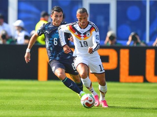 Germany's Leroy Sane (19) dribbles past Paraguay's Junior Alonso (6) during the World Cup round of 32 soccer match between Germany and Paraguay in Foxborough, Mass., near Boston, Monday, June 29, 2026. (AP Photo/Steven Senne)

- Canada26
- Canada2026
- FIFA
- Mexico26
- Mexico2026
- soccer
- USA26
- USA2026
- worldcup
- worldcup26
- WorldCup2026
- futbol
- Canada26
- Canada2026
- FIFA
- Mexico26
- Mexico2026
- soccer
- USA26
- USA2026
- worldcup
- worldcup26
- WorldCup2026
- futbol
