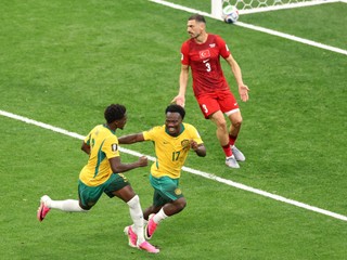 Australia's Nestory Irankunda (17) celebrates after scoring the first goal of the match during the World Cup Group D soccer match between Australia and Turkey in Vancouver, Canada, Saturday, June 13, 2026. (AP Photo/Emma Peterson)
- Canada26
- Canada2026
- FIFA
- Mexico26
- Mexico2026
- soccer
- USA26
- USA2026
- worldcup
- worldcup26
- WorldCup2026
- futbol
- Canada26
- Canada2026
- FIFA
- Mexico26
- Mexico2026
- soccer
- USA26
- USA2026
- worldcup
- worldcup26
- WorldCup2026
- futbol