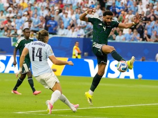 Saudi Arabia's Abdulelah Alamri plays the ball under the watch of Uruguay's Agustin Canobbio during a World Cup Group H soccer match in Miami Gardens, Fla., Monday, June 15, 2026. (AP Photo/Lynne Sladky)
- Canada26
- Canada2026
- FIFA
- Mexico26
- Mexico2026
- soccer
- USA26
- USA2026
- worldcup
- worldcup26
- WorldCup2026
- futbol
- Canada26
- Canada2026
- FIFA
- Mexico26
- Mexico2026
- soccer
- USA26
- USA2026
- worldcup
- worldcup26
- WorldCup2026
- futbol
