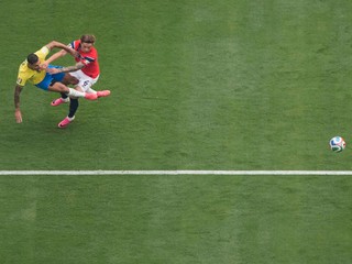 Brazil's Bruno Guimaraes (8) shoots at goal as he is hit by Norway's Patrick Berg (6) during the World Cup round of 16 soccer match between Brazil and Norway in East Rutherford, N.J., near New York, Sunday, July 5, 2026. (AP Photo/Matt Slocum)
- Canada26
- Canada2026
- FIFA
- Mexico26
- Mexico2026
- soccer
- USA26
- USA2026
- worldcup
- worldcup26
- WorldCup2026
- futbol
- Canada26
- Canada2026
- FIFA
- Mexico26
- Mexico2026
- soccer
- USA26
- USA2026
- worldcup
- worldcup26
- WorldCup2026
- futbol