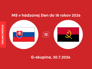 Slovensko - Angola. ONLINE prenos zo zápasu MS v hádzanej žien do 18 rokov.