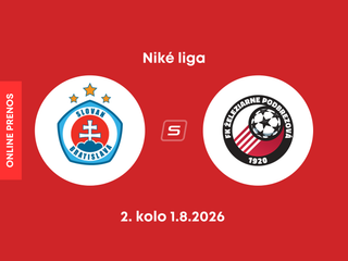 ŠK Slovan Bratislava - FK Železiarne Podbrezová: ONLINE prenos zo zápasu 2. kola Niké ligy.