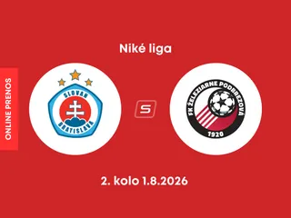 ŠK Slovan Bratislava - FK Železiarne Podbrezová: ONLINE prenos zo zápasu 2. kola Niké ligy.