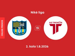 FC Košice - AS Trenčín: ONLINE prenos zo zápasu 2. kola Niké ligy.