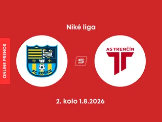 FC Košice - AS Trenčín: ONLINE prenos zo zápasu 2. kola Niké ligy.