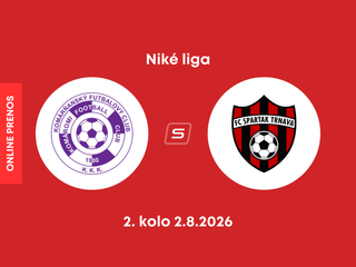 KFC Komárno - FC Spartak Trnava: ONLINE prenos zo zápasu 2. kola Niké ligy.