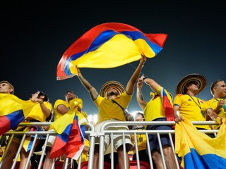 Colombia soccer fans celebrate at the end of the World Cup round of 32 soccer match between Colombia and Ghana in Kansas City, Mo., Friday, July 3, 2026. (AP Photo/John Locher)
- Canada26
- Canada2026
- FIFA
- Mexico26
- Mexico2026
- soccer
- USA26
- USA2026
- worldcup
- worldcup26
- WorldCup2026
- futbol
- Canada26
- Canada2026
- FIFA
- Mexico26
- Mexico2026
- soccer
- USA26
- USA2026
- worldcup
- worldcup26
- WorldCup2026
- futbol
