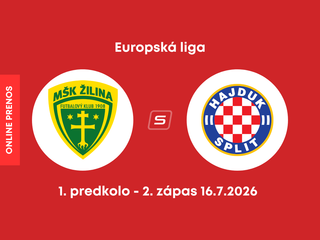 Hajduk Split - MŠK Žilina: ONLINE prenos z 2. zápasu 1. predkola Európskej ligy.