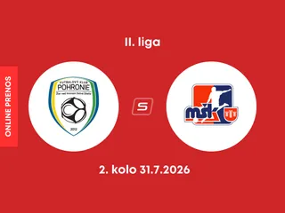FK Pohronie - MŠK Považská Bystrica: ONLINE prenos zo zápasu 2. kola II. ligy.