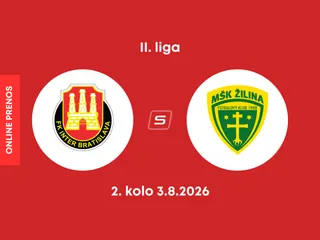 FK Inter Bratislava - MŠK Žilina B: ONLINE prenos zo zápasu 2. kola II. ligy.