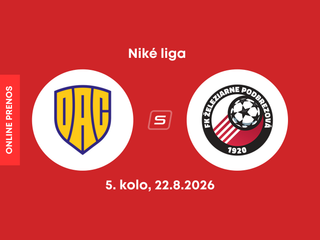 FC DAC Dunajská Streda - FK Železiarne Podbrezová: ONLINE prenos zo zápasu 5. kola Niké ligy.