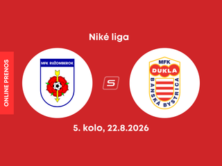 MFK Ružomberok - MFK Dukla Banská Bystrica: ONLINE prenos zo zápasu 5. kola Niké ligy.