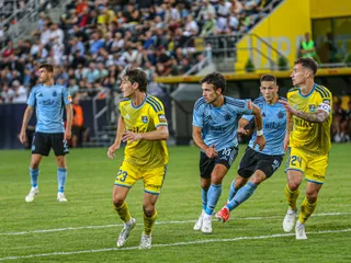 Momentka zo zápasu FC Košice - Slovan Bratislava.
