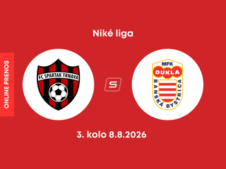 FC Spartak Trnava - MFK Dukla Banská Bystrica: ONLINE prenos zo zápasu 3. kola Niké ligy.