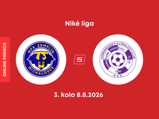 MFK Zemplín Michalovce - KFC Komárno: ONLINE prenos zo zápasu 3. kola Niké ligy.
