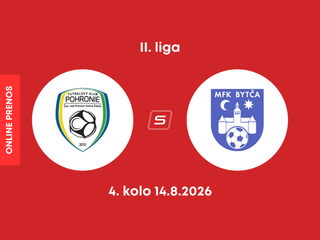 FK Pohronie - MFK Bytča: ONLINE prenos zo zápasu 4. kola II. ligy.