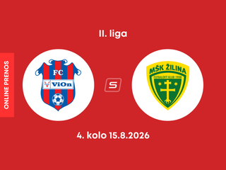 FC ViOn Zlaté Moravce - MŠK Žilina B: ONLINE prenos zo zápasu 4. kola II. ligy.