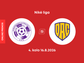 KFC Komárno - FC DAC Dunajská Streda: ONLINE prenos zo zápasu 4. kola Niké ligy.