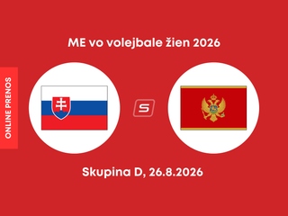 Slovensko - Čierna Hora: ONLINE prenos z ME vo volejbale žien 2026.