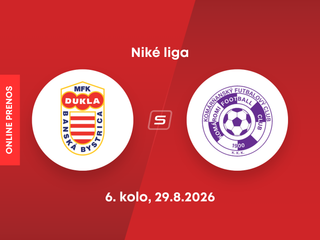MFK Dukla Banská Bystrica - KFC Komárno: ONLINE prenos zo zápasu 6. kola Niké ligy.
