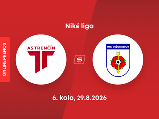 AS Trenčín - MFK Ružomberok: ONLINE prenos zo zápasu 6. kola Niké ligy.