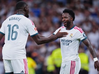 Ibrahima Konate a Vinicius Junior