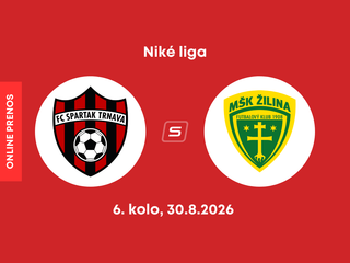 FC Spartak Trnava - MŠK Žilina: ONLINE prenos zo zápasu 6. kola Niké ligy.