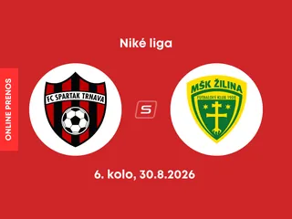 FC Spartak Trnava - MŠK Žilina: ONLINE prenos zo zápasu 6. kola Niké ligy.